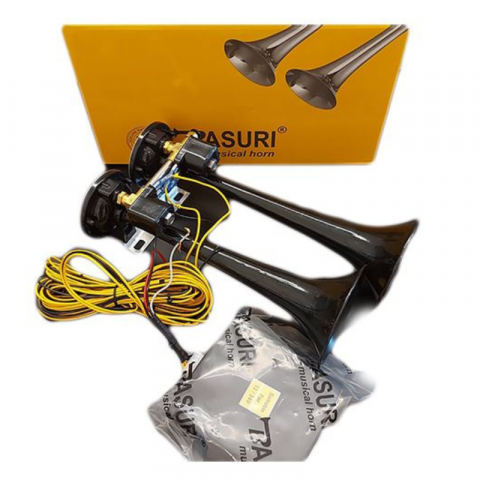 Avertizare sonora - Semnal pneumatic, claxon Baby Shark, 12/24V, cu 12 melodii