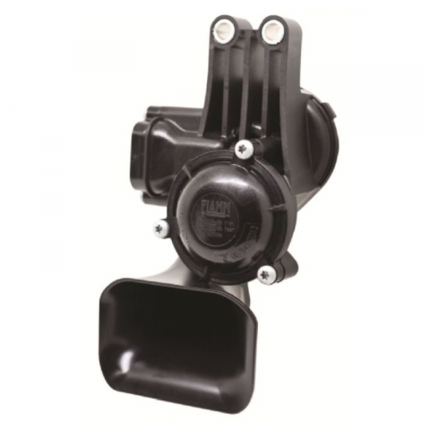 Avertizare sonora - Semnal pneumatic JERICHO cu electrovalva 24V si conector TYCO