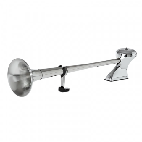 Semnal pneumatic rotund din inox, 85 cm, 108 dB
