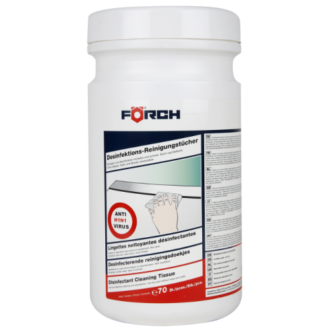 Servetele dezinfectante, 70 buc, 20x30cm, dozator