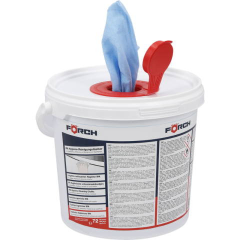 Accesorii si Echipamente Auto - Servetele igienice curatare IPA, 72 buc, 24x26cm, dozator cu capac