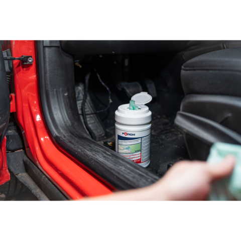 Servetele umede universale, Derma Wipes, 50 buc, 27x26,6cm, dozator [6]