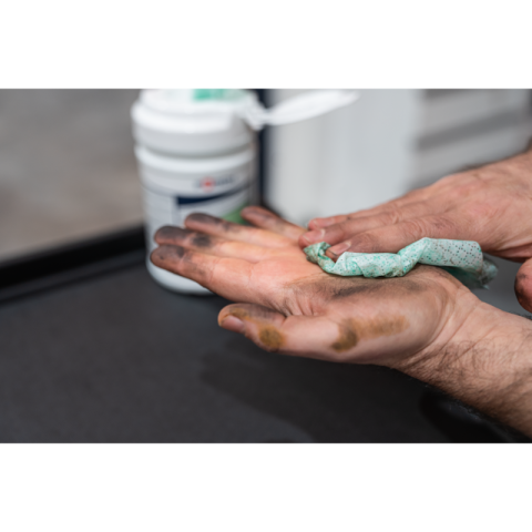 Servetele umede universale, Derma Wipes, 50 buc, 27x26,6cm, dozator [3]