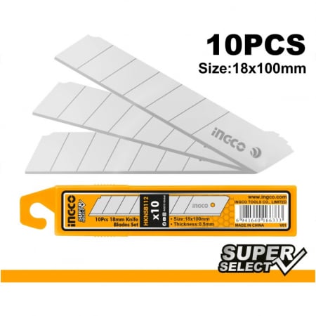 Cuttere - Set 10 buc lame 18x100mm rezerva cutter, SK5