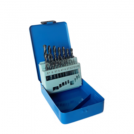 Accesorii scule electrice - Set 19 burghie pentru metal HSS 1 - 10 mm HYUNDAI HY-10012019