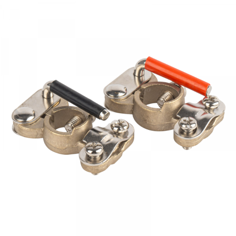 Set 2 Borne Baterie Auto din Alama, 600A [1]