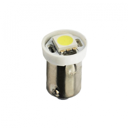 Set 2 bucati bec LED, 12V, BA9s, T4W, Alb  LB008W [1]