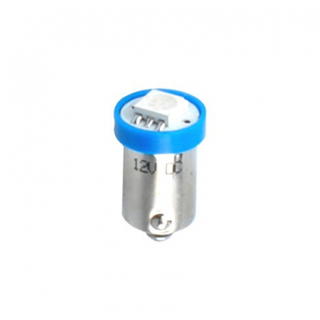 Set 2 bucati bec LED, 12V, BA9s, T4W, Albastru  LB008B [1]
