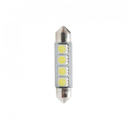 Set 2 bucati bec LED, C5W, 41mm, CANBUS, SV8.5, 12V, Alb  LB311W [1]