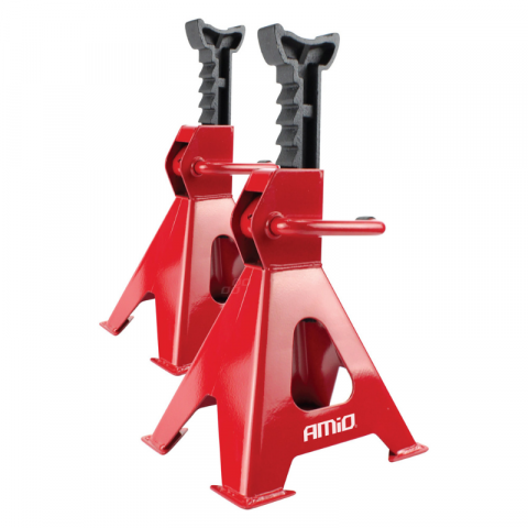 Scule auto - Set 2 Capre Auto Suporturi pentru Masina, 6 Tone, H 58.5cm