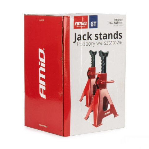 Set 2 Capre Auto Suporturi pentru Masina, 6 Tone, H 58.5cm [7]