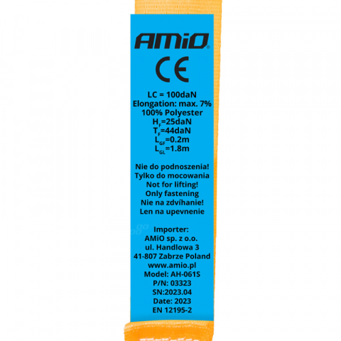 Set 2 Chingi Fixare Marfa cu Clichet Automat S-Type, 2m, 100/200kg, Latime 18mm [6]
