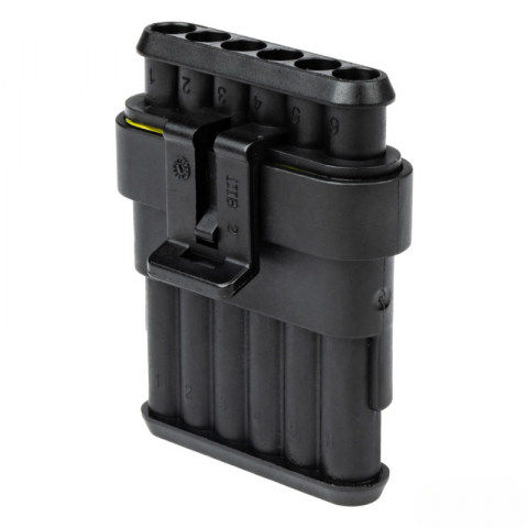 Set 2 Conectori Impermeabili, Mufa 1–6 Pini [1]