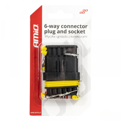 Set 2 Conectori Impermeabili, Mufa 1–6 Pini [3]