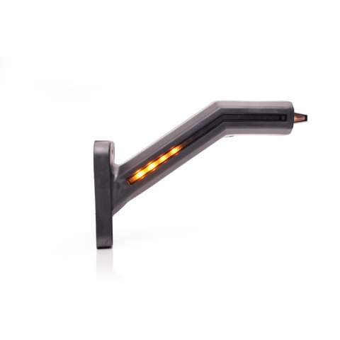 Set 2 lampi gabarit LED DARK cu brat si semnalizare dinamica, 12-24V, IP 6K9K, 18.5cm [6]