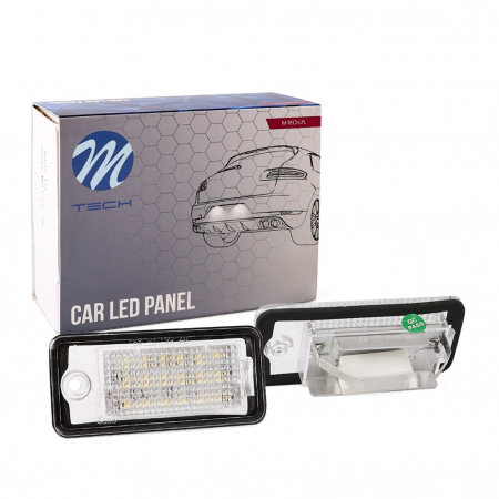 Lampi LED auto dedicate - Set 2 Lampi Numar Led, Canbus, Audi A3, A4, A5, A6, A8, Q7  CLP012