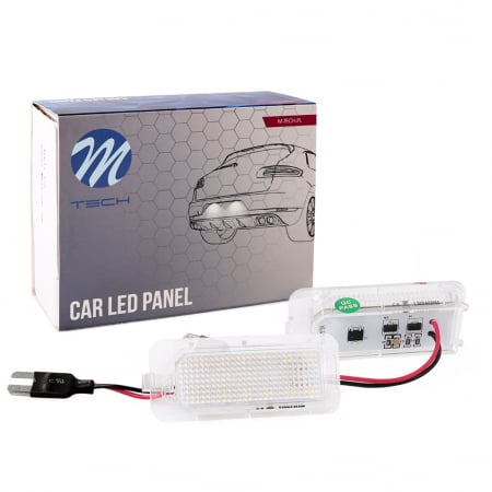 Lampi LED auto dedicate - Set 2 Lampi Numar Led, Canbus, Ford Focus, Mondeo, Fiesta, C/S-MAX, Kuga, Galaxy, Jaguar XF, XJ  CLP033
