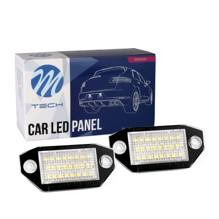 Lampi LED auto dedicate - Set 2 Lampi Numar Led, Canbus, Ford Mondeo MKIII 2000-2007 4D / 5D  CLP110