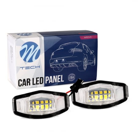 Lampi LED auto dedicate - Set 2 Lampi Numar Led, Canbus, Honda Accord, Civic, Acura  CLP117