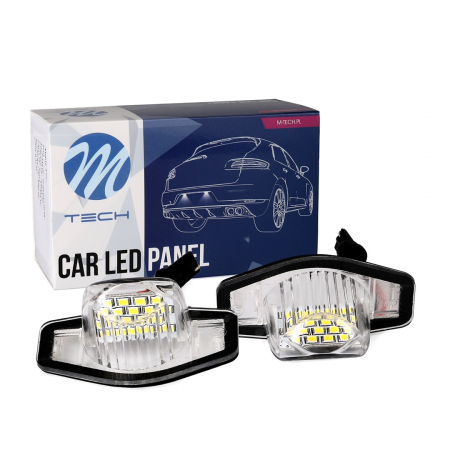 Lampi LED auto dedicate - Set 2 Lampi Numar Led, Canbus, Honda Crosstour, CR-V, Insight 5D, Odyssey  CLP116