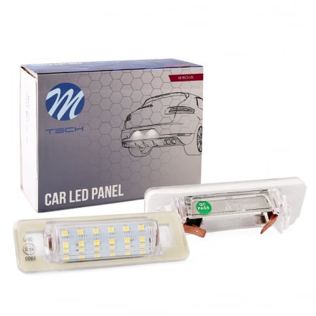 Set 2 Lampi Numar Led, Canbus, Mercedes W202 C-Class, W210 E-class