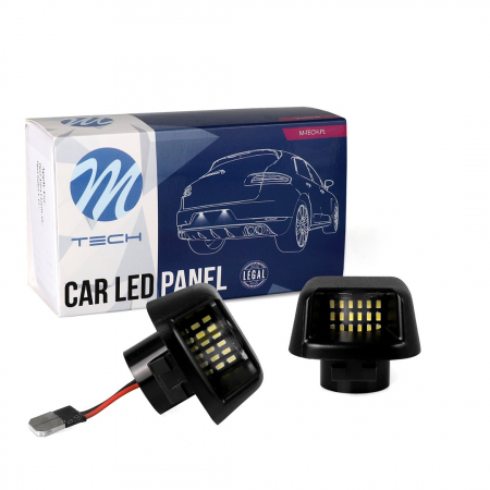 Lampi LED auto dedicate - Set 2 Lampi Numar Led, Canbus, NISSAN Navara D40 2005 - 2016  CLP107