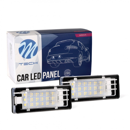 Lampi LED auto dedicate - Set 2 Lampi Numar Led, Canbus, Renault Clio, Renault Fluence  CLP124