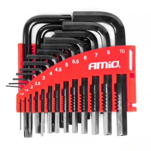 Set 22 Chei Imbus Hexagonale si Torx CRV Negre [2]