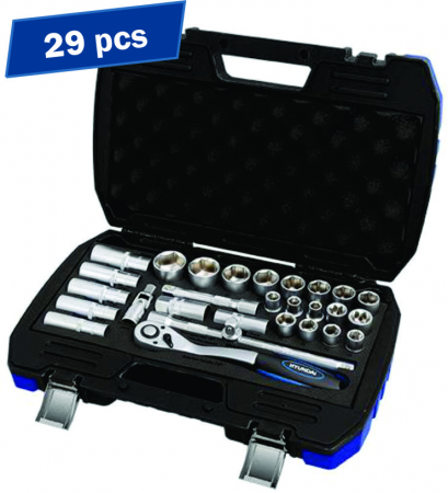 Scule si unelte - Set 29 chei tubulare 1/2 HYUNDAI HY-59653