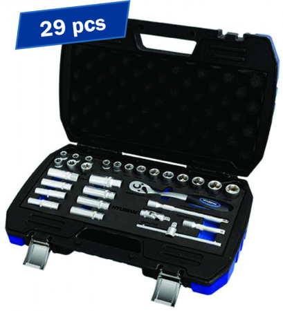 Scule si unelte - Set 29 chei tubulare 3/8 HYUNDAI HY-59652