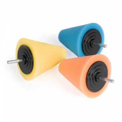 Set 3 Bureti Lustruit Jante Auto, Forma Conica - Polish Jante [1]