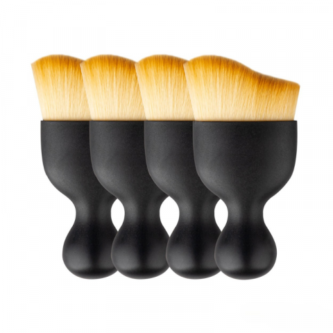 Set 4 Perii Detailing Auto, maner ergonomic, peri fini sintetici [5]