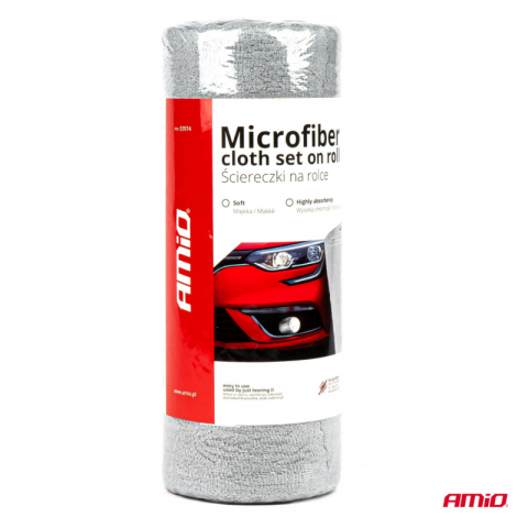 Set 50 Lavete Microfibra Auto pe Rola, 30x30 cm, 120g [15]