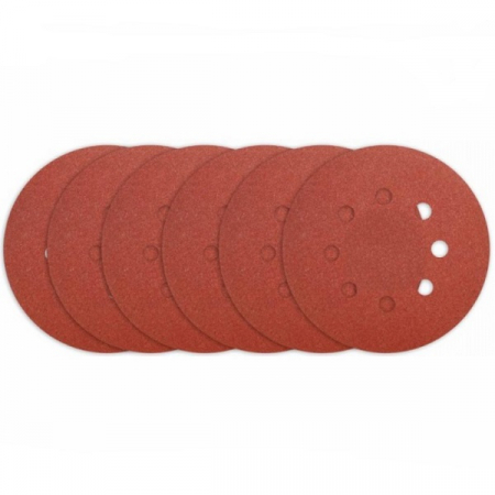 Accesorii scule electrice - Set 5buc smirghel cu scai, velcro, P80, P120 - INGCO  AKRS125051