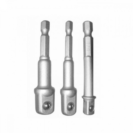 Set adaptoare 1/4" pentru tubulare cu antrenare 1/4", 3/8", 1/2" - INGCO  AMN365A01 [1]