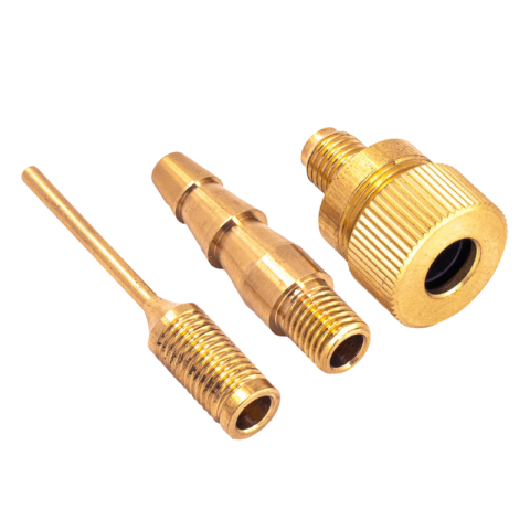 Set adaptoare umflare, 3 piese, alama, pentru mingi, saltele, jucarii [1]