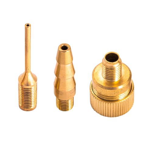 Set adaptoare umflare, 3 piese, alama, pentru mingi, saltele, jucarii [3]