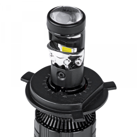 Set Becuri LED H4, H19, cu Lentila PL, 5000K, 9-36V, 30W, 1899Lm [1]