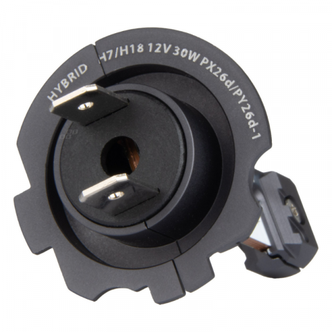 Set Becuri LED Hibride H7/H18 Seria, CANBUS, 5600Lm, 6000K, 60W, Dimensiune Standard [5]