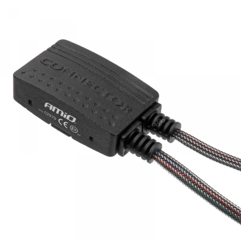 Set Becuri LED Seria X3 H4/H19, 12V, 9900lm, 6500K Alb Rece, CANBUS [4]