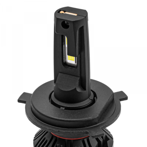 Set Becuri LED Seria X3 H4/H19, 12V, 9900lm, 6500K Alb Rece, CANBUS [1]