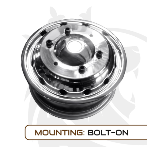 Set Capace Roti Inox, 16”, Iveco Daily 2006+, PCD 205mm, Euroliners [3]