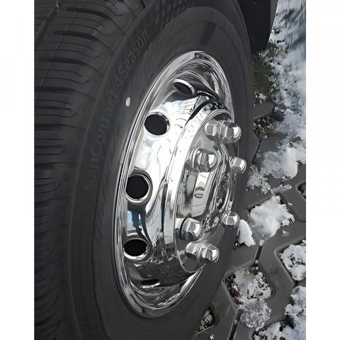 Set capace roti, otel inoxidabil, 16 inch, MAN TGE, VW Crafter, 12 gauri ventilatie [1]