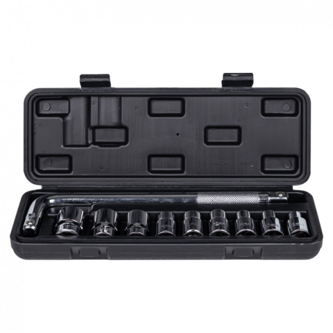 Chei si truse chei - Set Chei Tubulare Tip L 1/2, 10 Elemente, Marimi 8-21mm