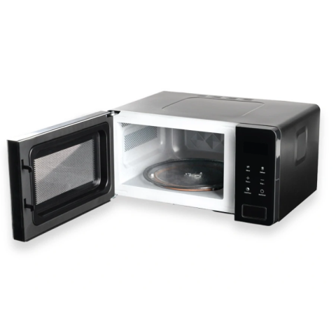 Set Cuptor cu Microunde RoadChef, 600W, 15L, negru, invertor 24–230V 1200W (2400W varf), sinus modificat, kit complet conectare camion [1]