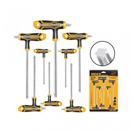 Set de 8 bucati surubelnite torx cu maner T [1]