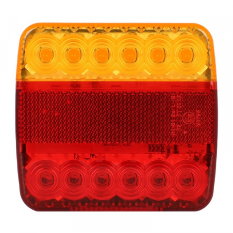 Set de lampi stop, triple cu magnet Wireless, 5 functii, 10 x 10.05cm, 12V [11]