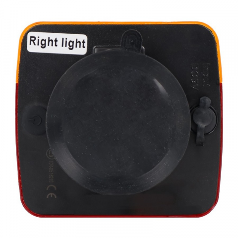 Set de lampi stop, triple cu magnet Wireless, 5 functii, 10 x 10.05cm, 12V [13]