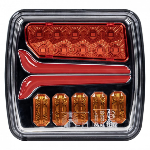 Set de lampi stop, triple cu magnet Wireless, 3 functii, 11.02 x 10.26cm [1]