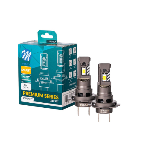Set doua Becuri H7 LED Premium Smart, 12V, Canbus, 35W, 5000lm, 6000K [0]